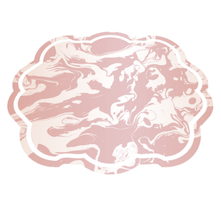 Marbled Swirls textured vinyl rug - TenStickers