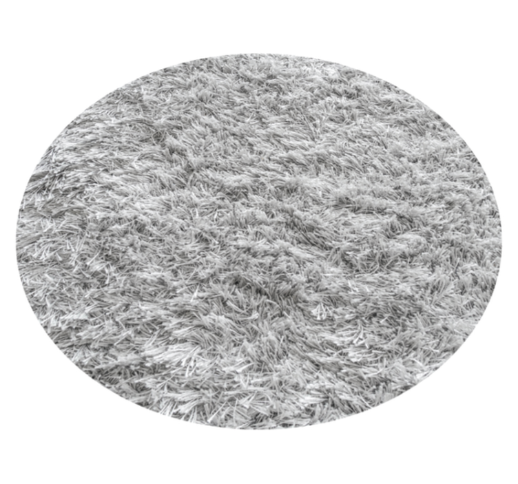 soft grey living room vinyl rug - TenStickers