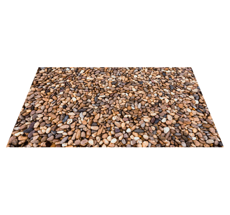 sea pebbles floor stone floor tiles - TenStickers