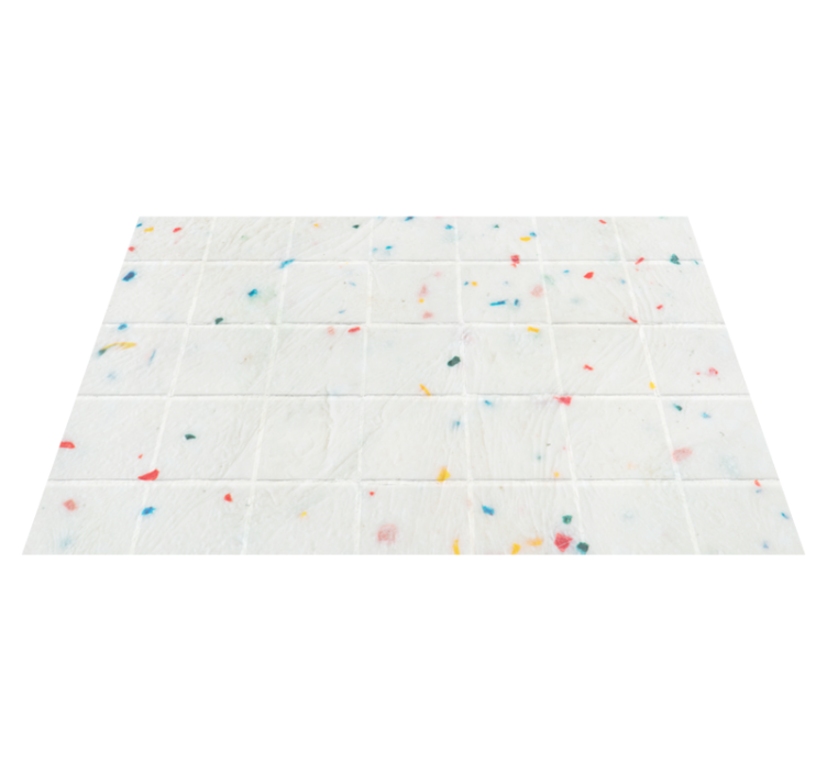 Terrazzo Tile Pattern tile vinyl rug - TenStickers