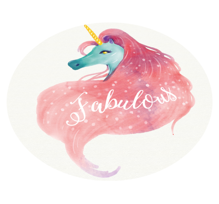 water color unicorn background - TenStickers
