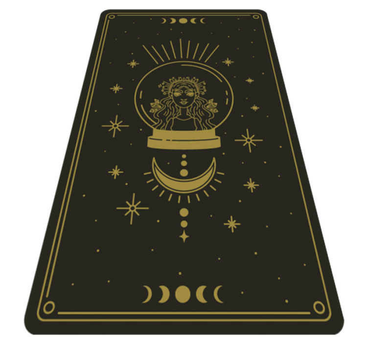 The witch and the moon bedroom rug - TenStickers