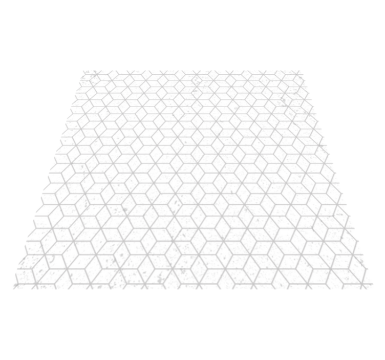 Nordic hexagons  nordic rug - TenStickers