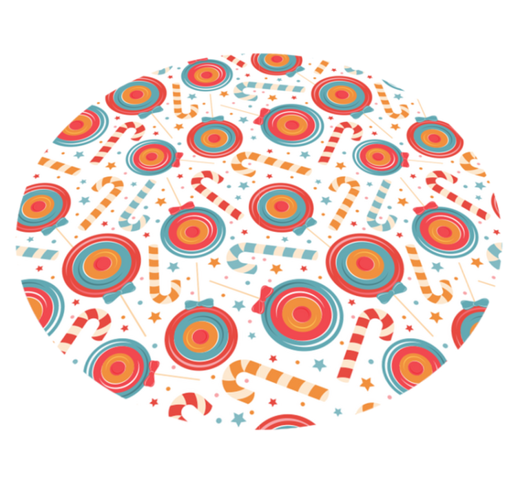 Candyland Imagery gaming vinyl rug - TenStickers