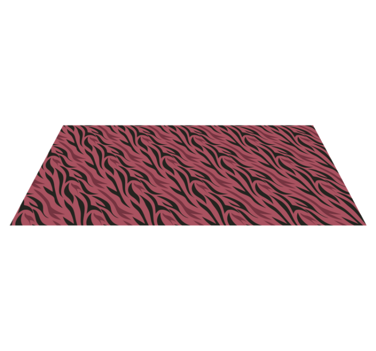 Wolf fur animal print vinyl rug - TenStickers
