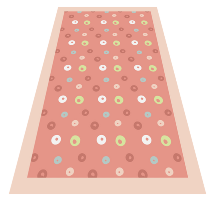 Colourful Polka Dot vinyl runner - TenStickers