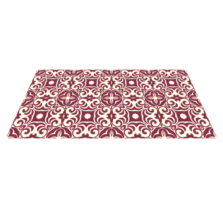 Retro elegant tile carpet - TenStickers