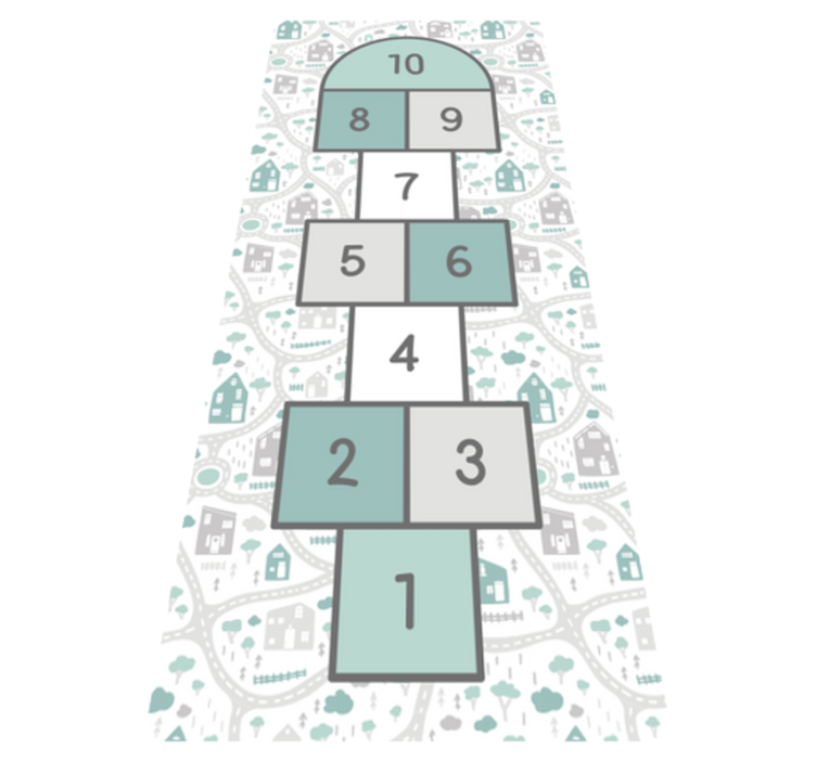 Play Ground design for kids game mat - TenStickers