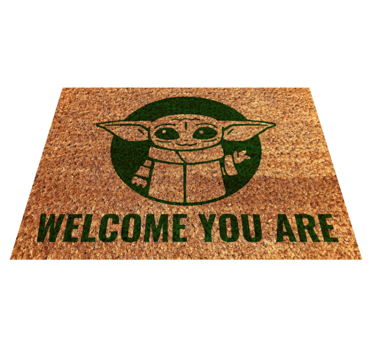 Welcome mat star wars entrance hall tiles - TenStickers