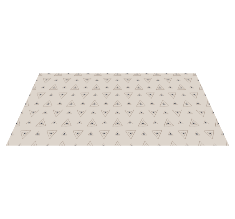 Stylish Triangle Pattern nursery vinyl rug - TenStickers