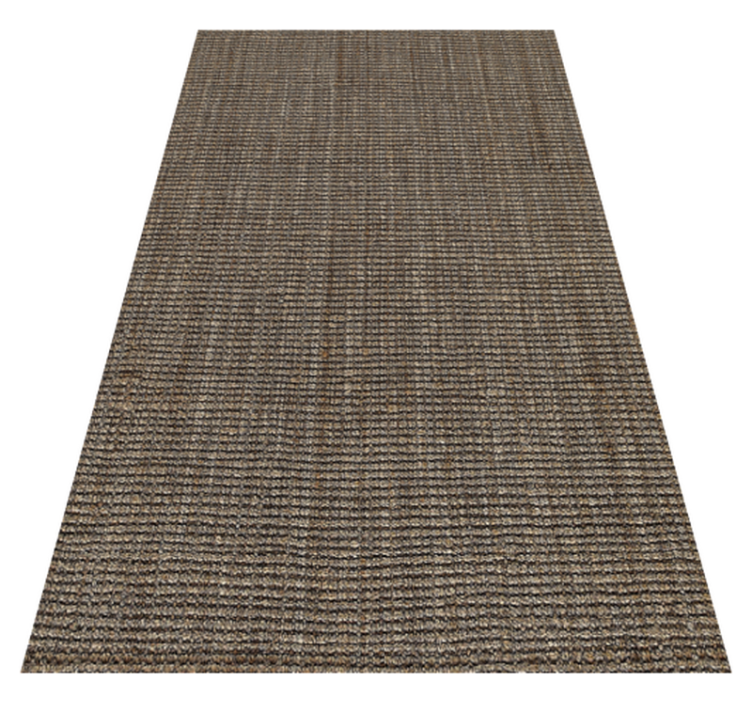 Textured vinyl rug in soft neutral shades - TenStickers