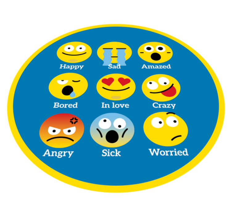 Emotion rug kids vinyl rug - TenStickers