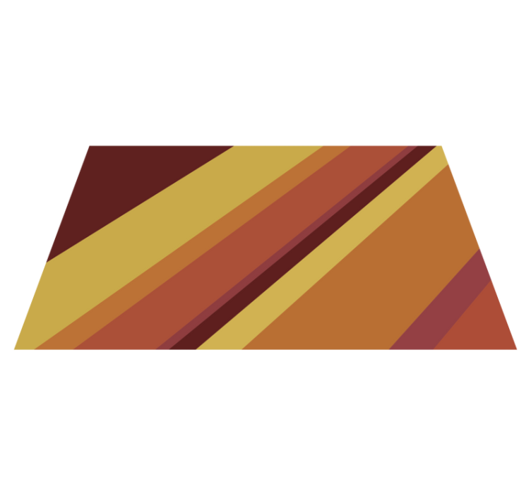 70s pop rainbow palette vintage rug - TenStickers