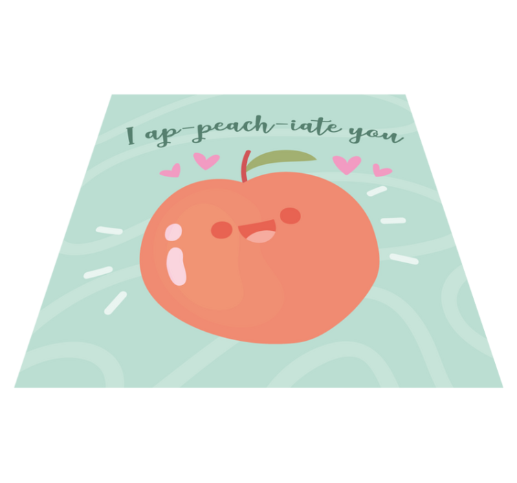 I appeachiate you custom vinyl rug - TenStickers