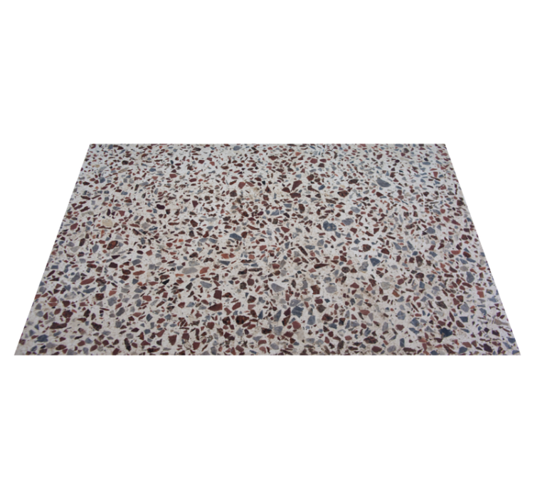 Terrazzo gray colour texture vinyl carpet - TenStickers