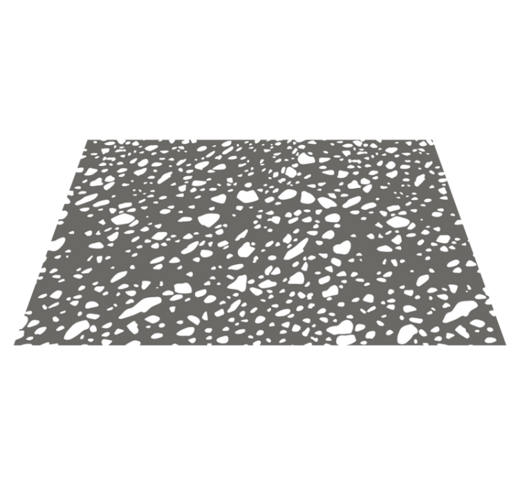 Classic gray and white terrazzo texture carpet - TenStickers