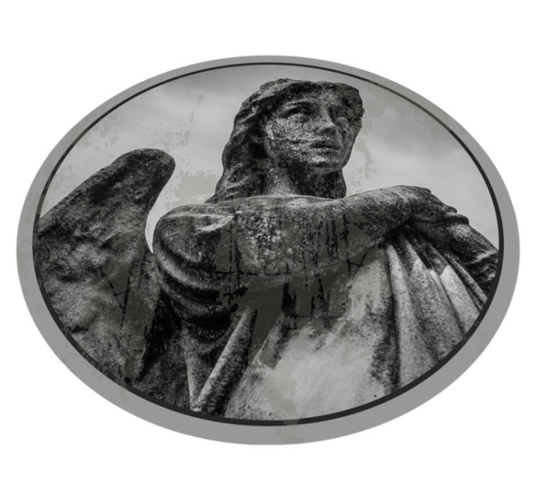 Vintage bowing angle vintage rug - TenStickers