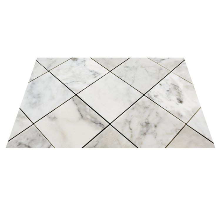 whites stone effect bathroom flooring - TenStickers