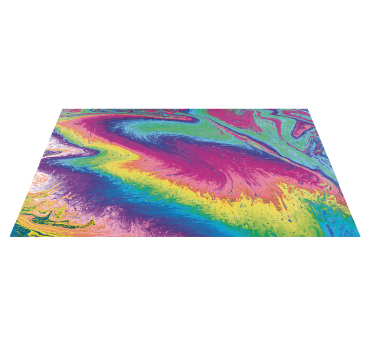 Marble rainbow texture carpet - TenStickers