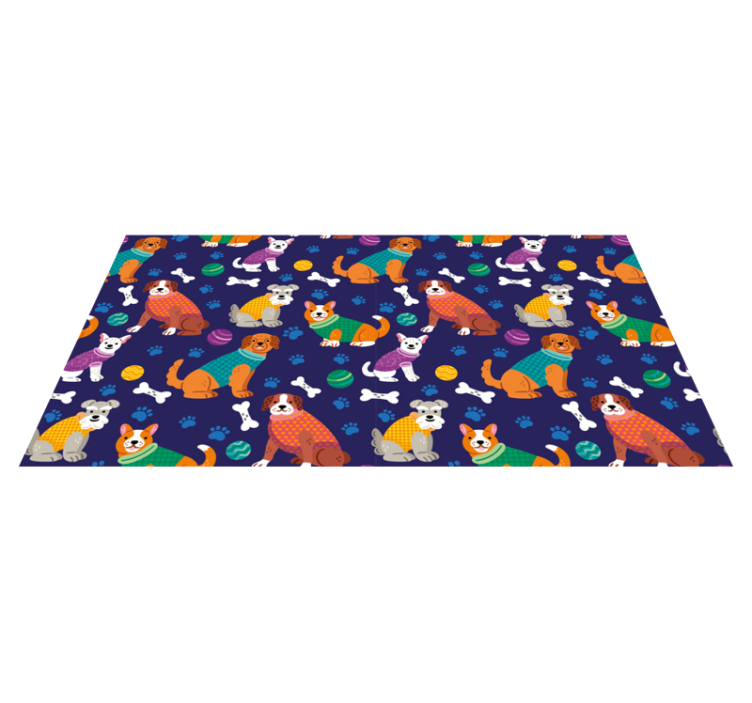 Amazing colorful background pattern animal rug - TenStickers