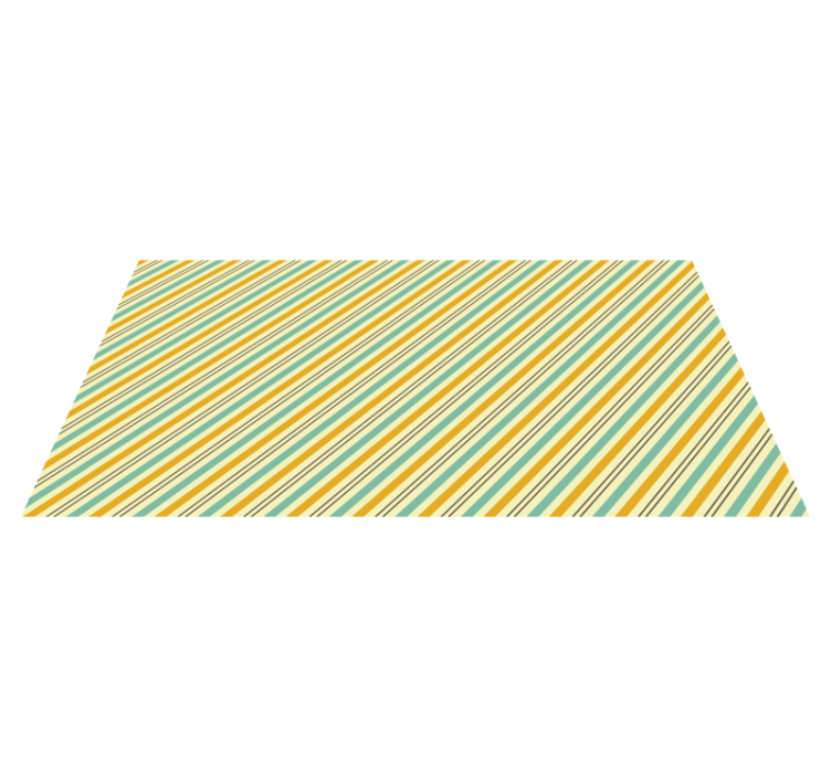 Diagonal Striped Pattern stripes vinyl rug - TenStickers