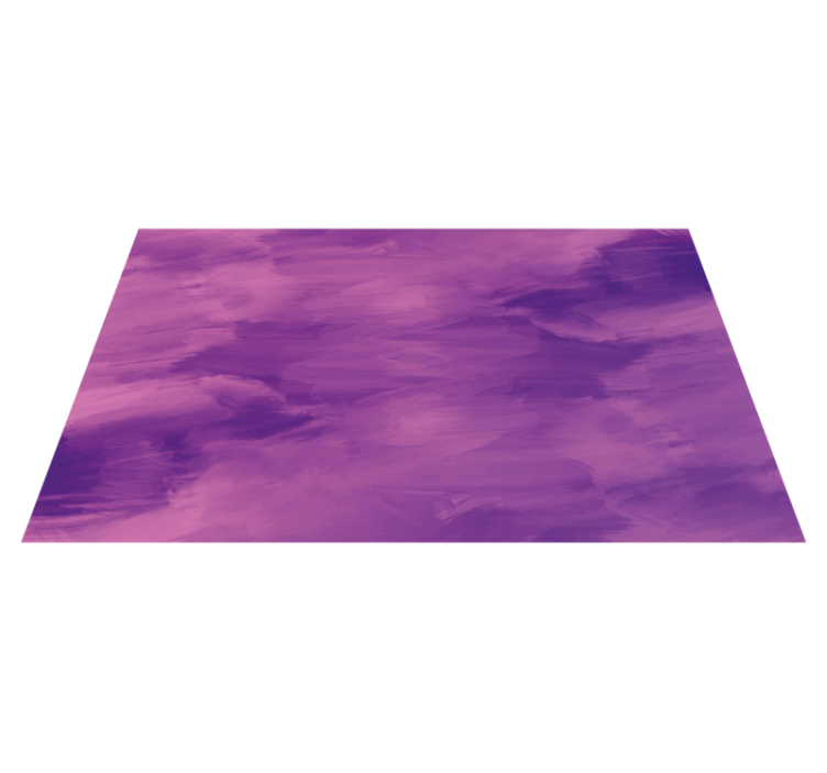Pastel purple pink oil painting living room rug - TenStickers