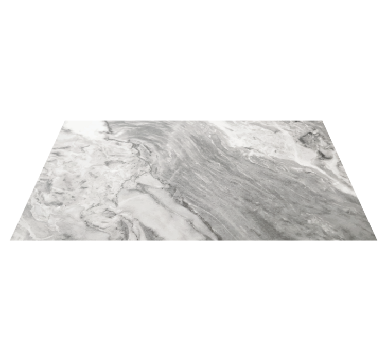 Grey tones marble like painting modern rug - TenStickers