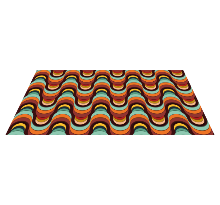 Colorful retro pattern vintage rug - TenStickers
