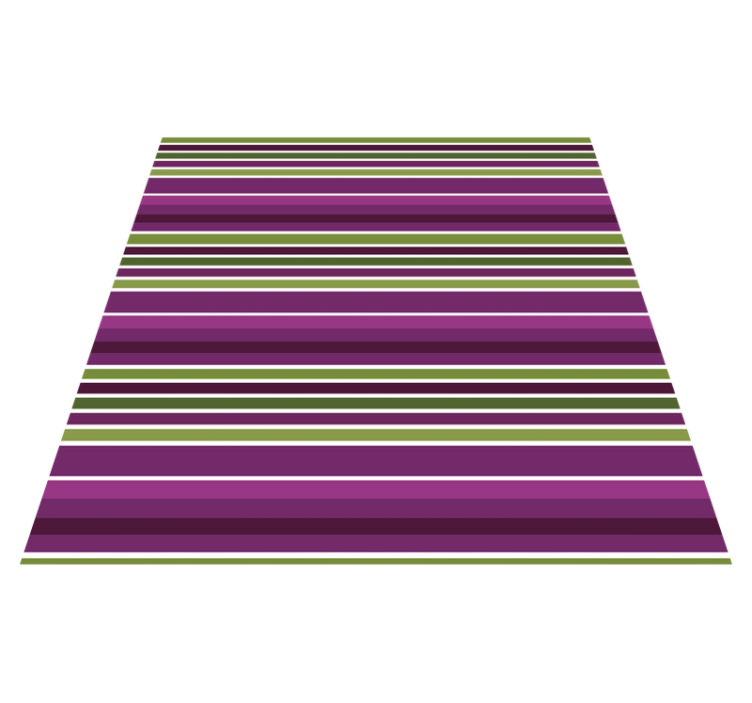 Purple horizontal stripes vinyl rug - TenStickers