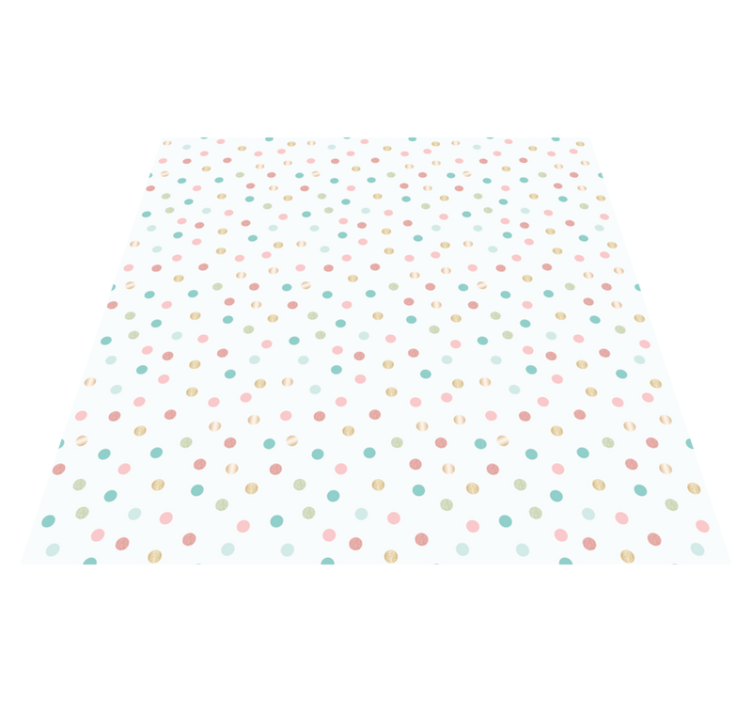 Glitter confetti polka dot  geometric rugs - TenStickers