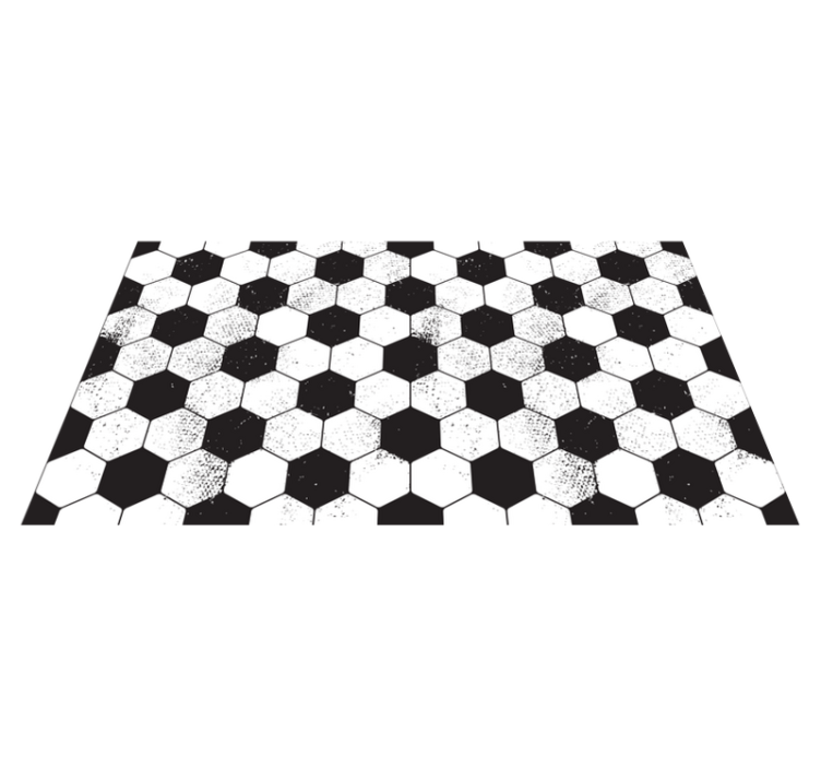 Dirt dirty soccer ball surface bedroom rug - TenStickers