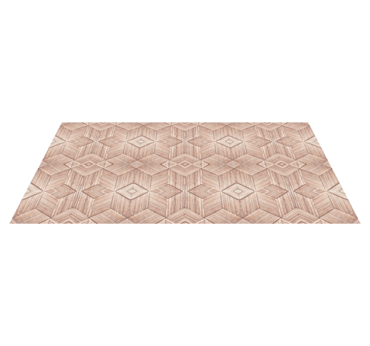 Light wood texture effect wood effect vinyl rug - TenStickers