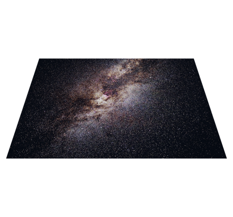 Aesthetic sky with star design bedroom rug - TenStickers