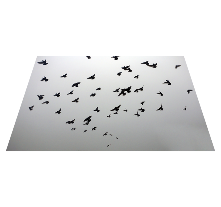 Aesthetic image of birds bedroom rug - TenStickers