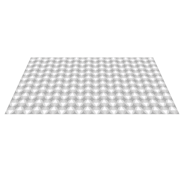 Nordic style calming grey vinyl rug - TenStickers