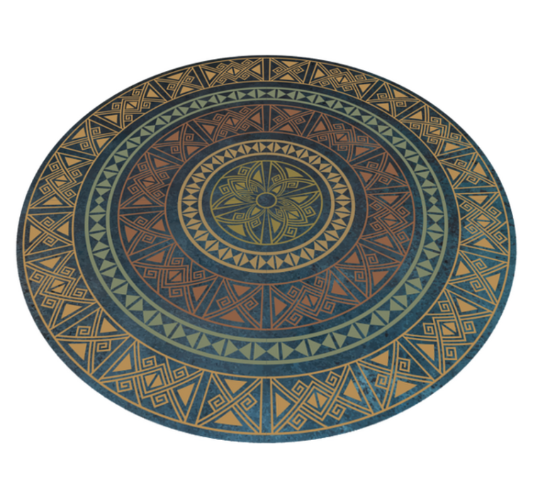Ethnic design "Industrial Style" rug - TenStickers