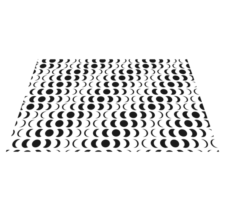 Minimalistic moon pattern minimal rug - TenStickers