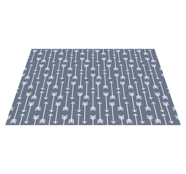 Arrow Patterns stripes vinyl floormat - TenStickers
