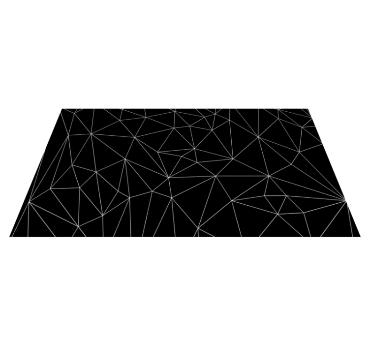 Triangles with white lines geometric rugs - TenStickers