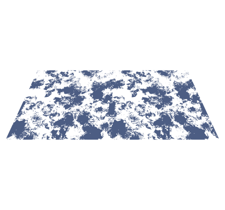 Blue Abstract Animal Pattern vinyl rug - TenStickers