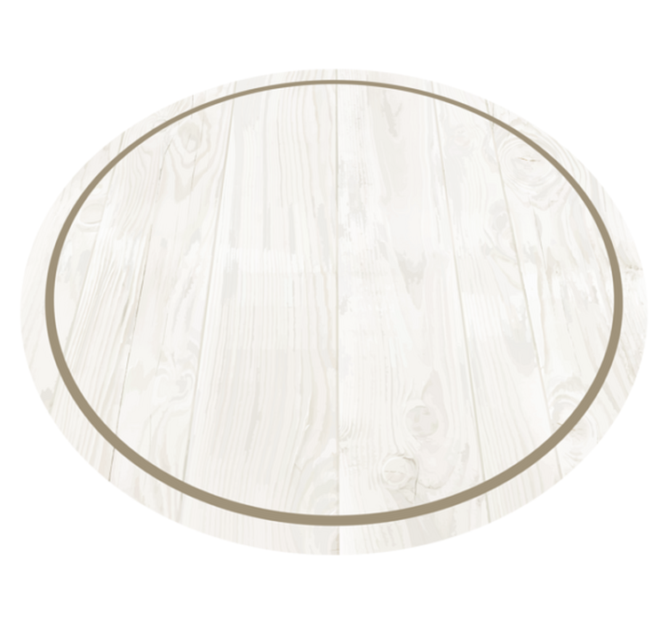 White wood vintage vinyl rug - TenStickers