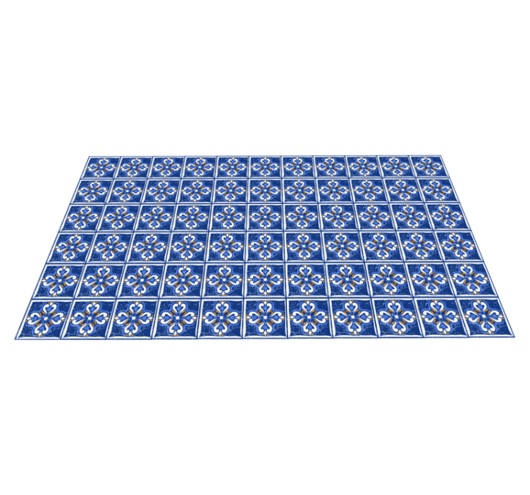 Classic Mediterranean tile carpet - TenStickers