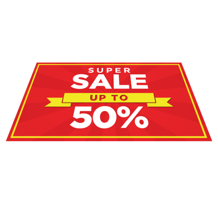 personalized discount sale red carpet - TenStickers