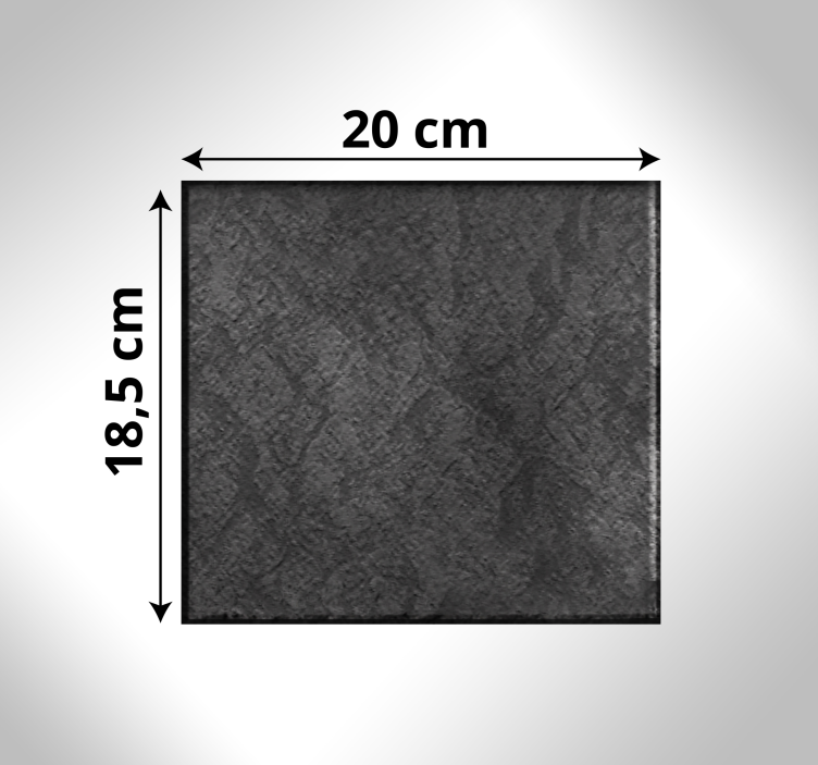 black stones tiled floor modern rug - TenStickers