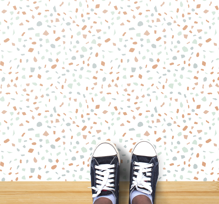 Terrazo candy tile carpet - TenStickers