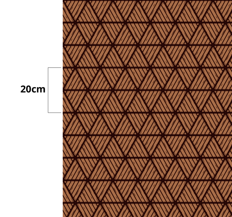 Geometric Textured Surface textured vinyl rug - TenStickers