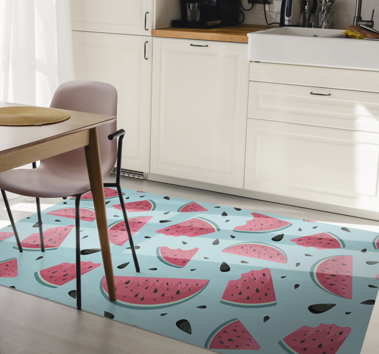 70s Watermelons vintage rug - TenStickers