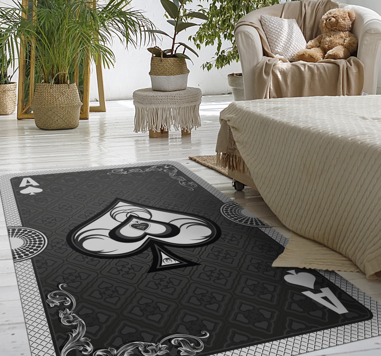 Ace beautiful teen vinyl rug - TenStickers