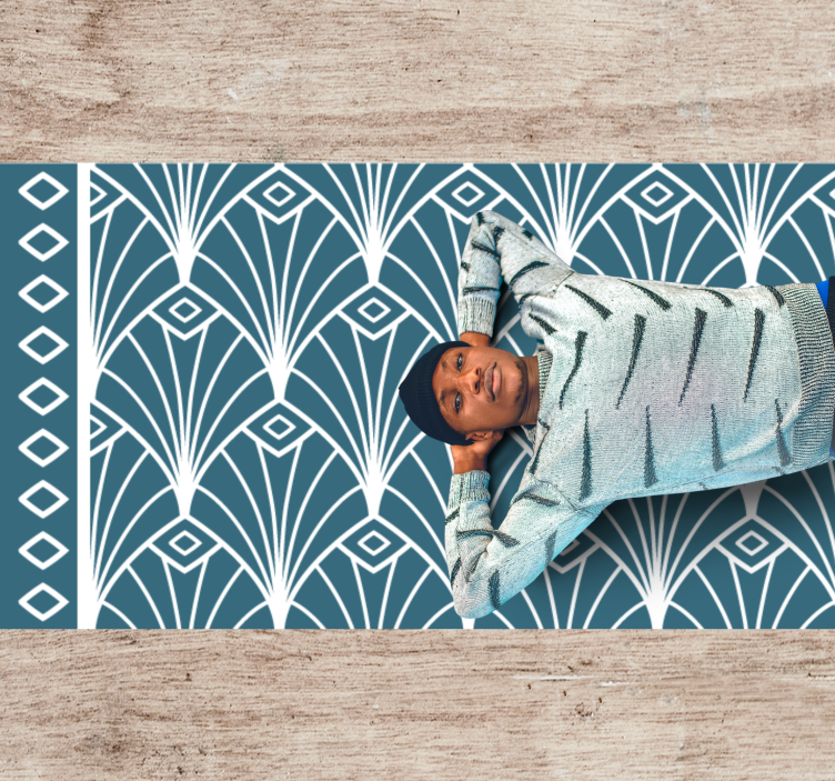Art Deco Patterns vinyl rug - TenStickers