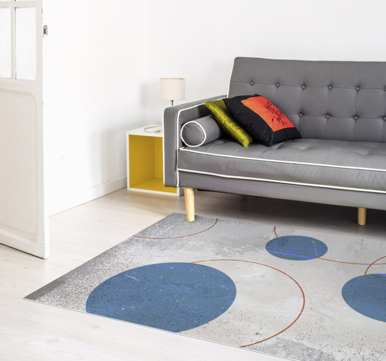 Brutalism design geometric rugs - TenStickers